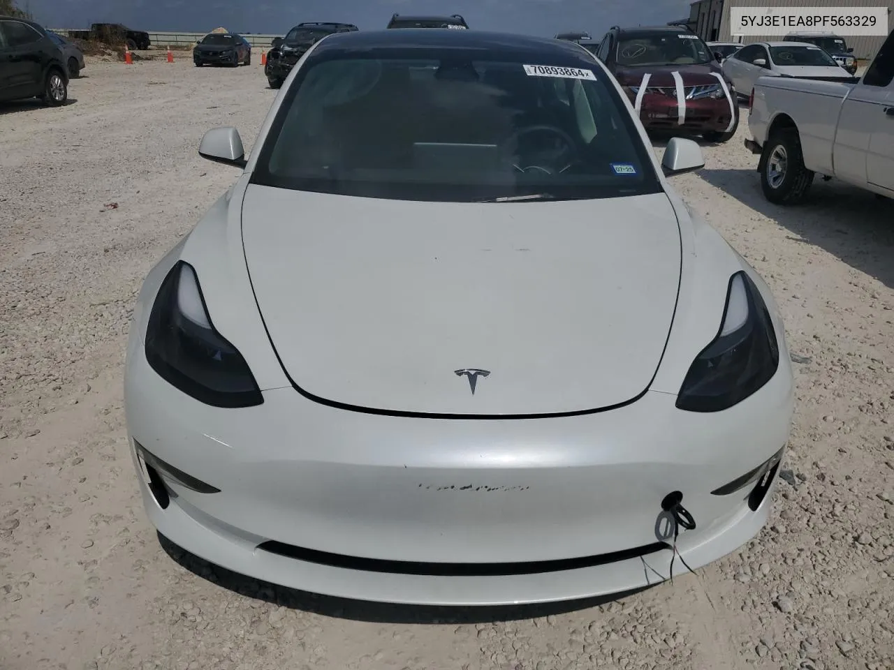 2023 Tesla Model 3 VIN: 5YJ3E1EA8PF563329 Lot: 70893864