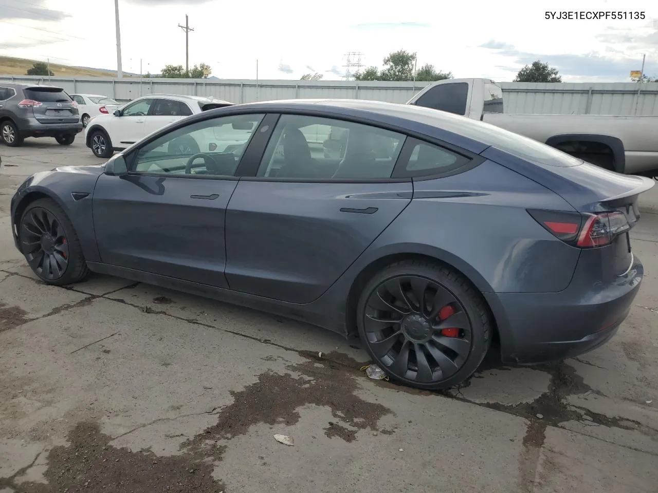 2023 Tesla Model 3 VIN: 5YJ3E1ECXPF551135 Lot: 71063584