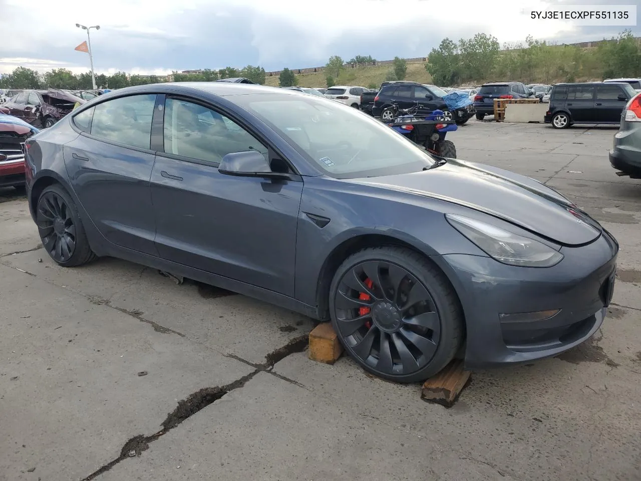 5YJ3E1ECXPF551135 2023 Tesla Model 3