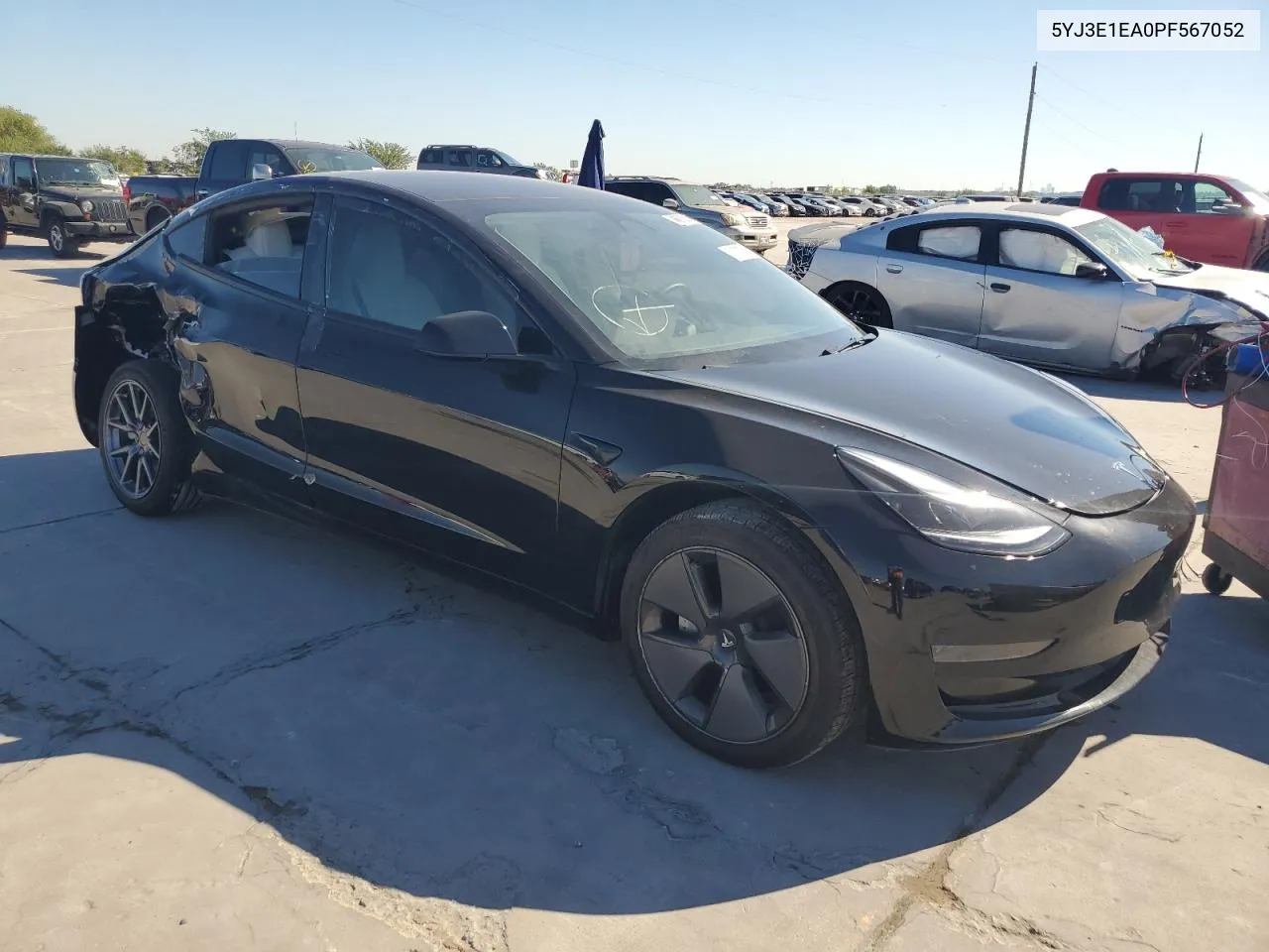 2023 Tesla Model 3 VIN: 5YJ3E1EA0PF567052 Lot: 71070764