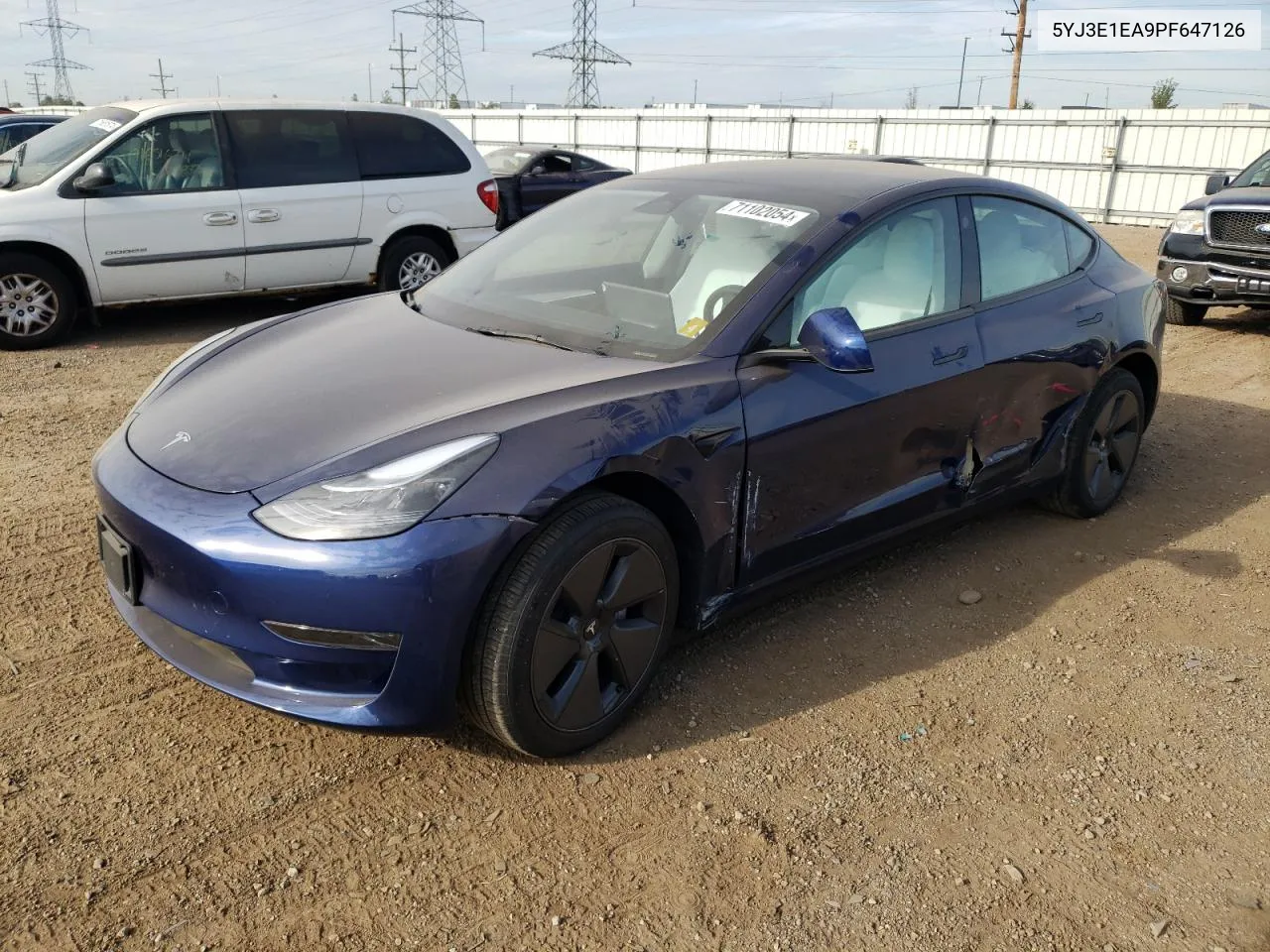 5YJ3E1EA9PF647126 2023 Tesla Model 3