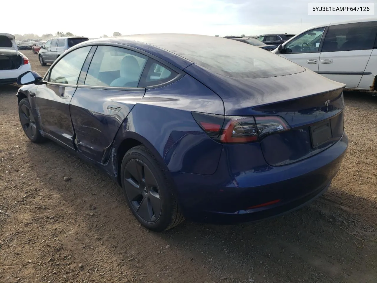 2023 Tesla Model 3 VIN: 5YJ3E1EA9PF647126 Lot: 71102054