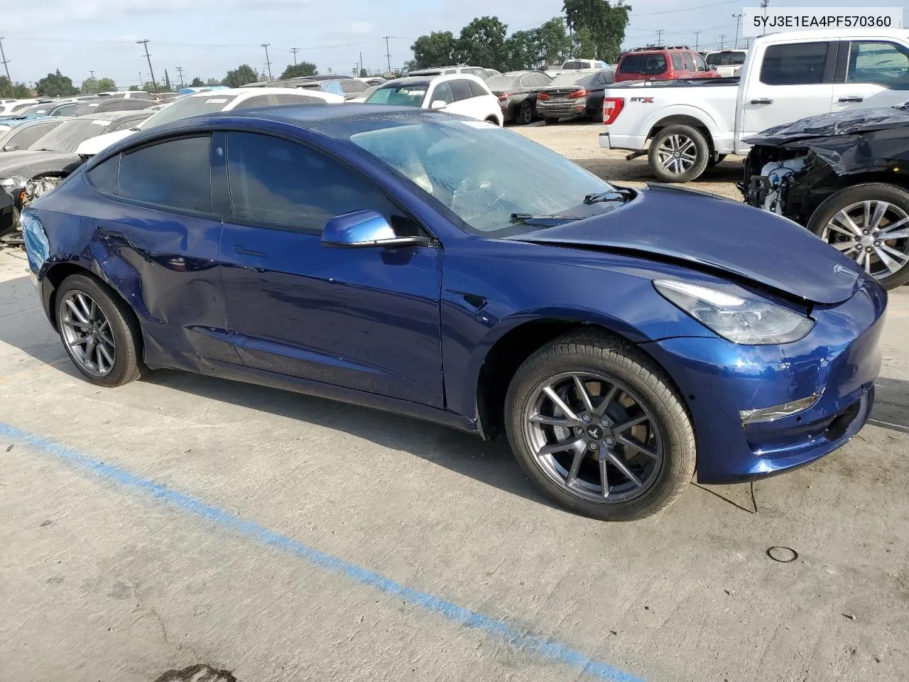 2023 Tesla Model 3 VIN: 5YJ3E1EA4PF570360 Lot: 71235464