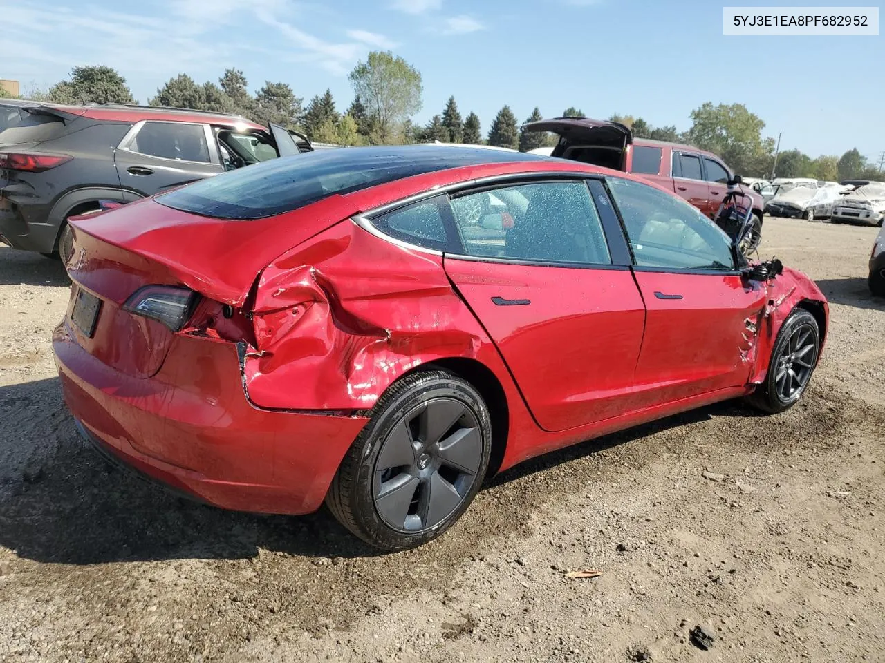 2023 Tesla Model 3 VIN: 5YJ3E1EA8PF682952 Lot: 71238344