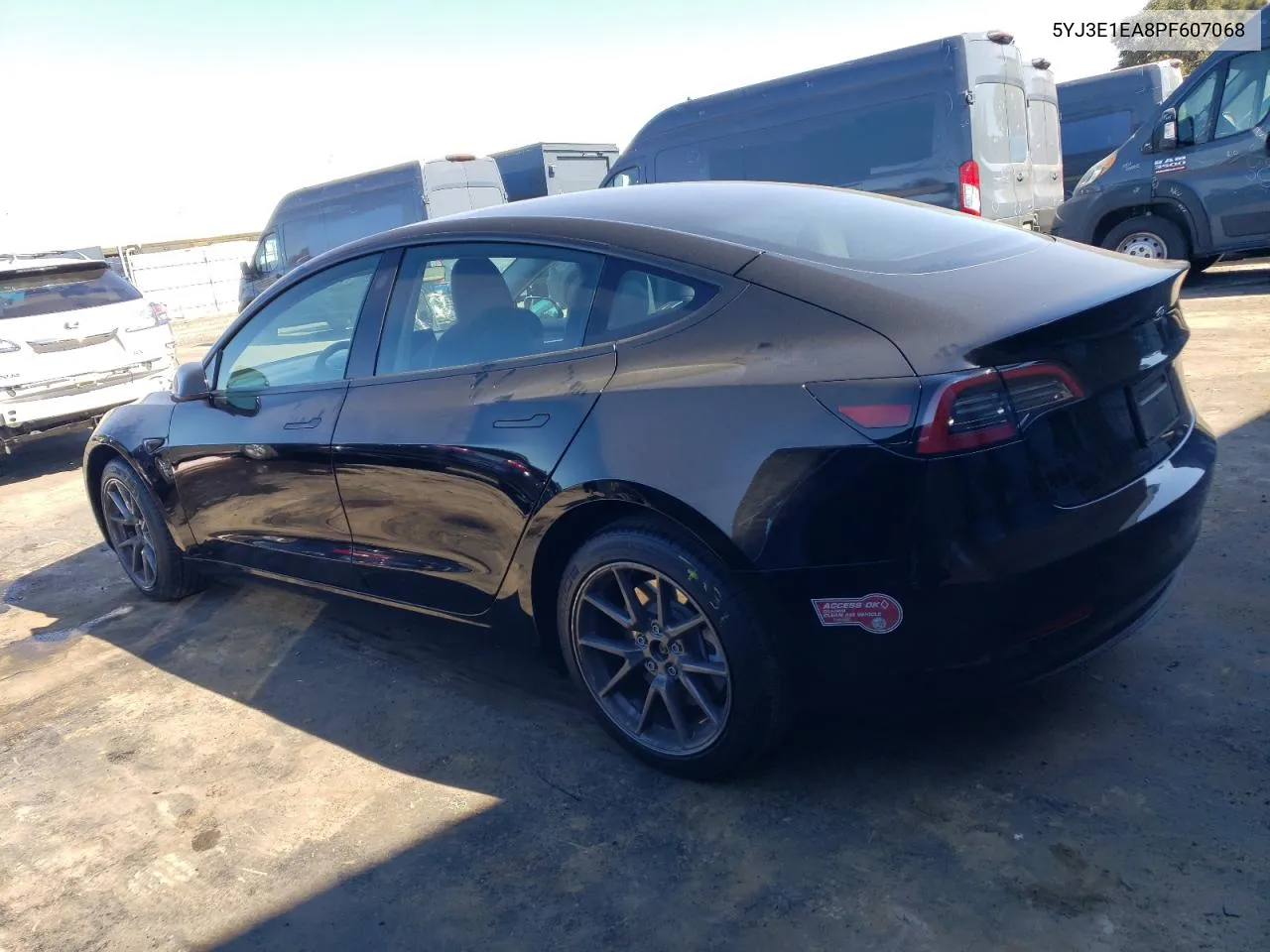 2023 Tesla Model 3 VIN: 5YJ3E1EA8PF607068 Lot: 71302854