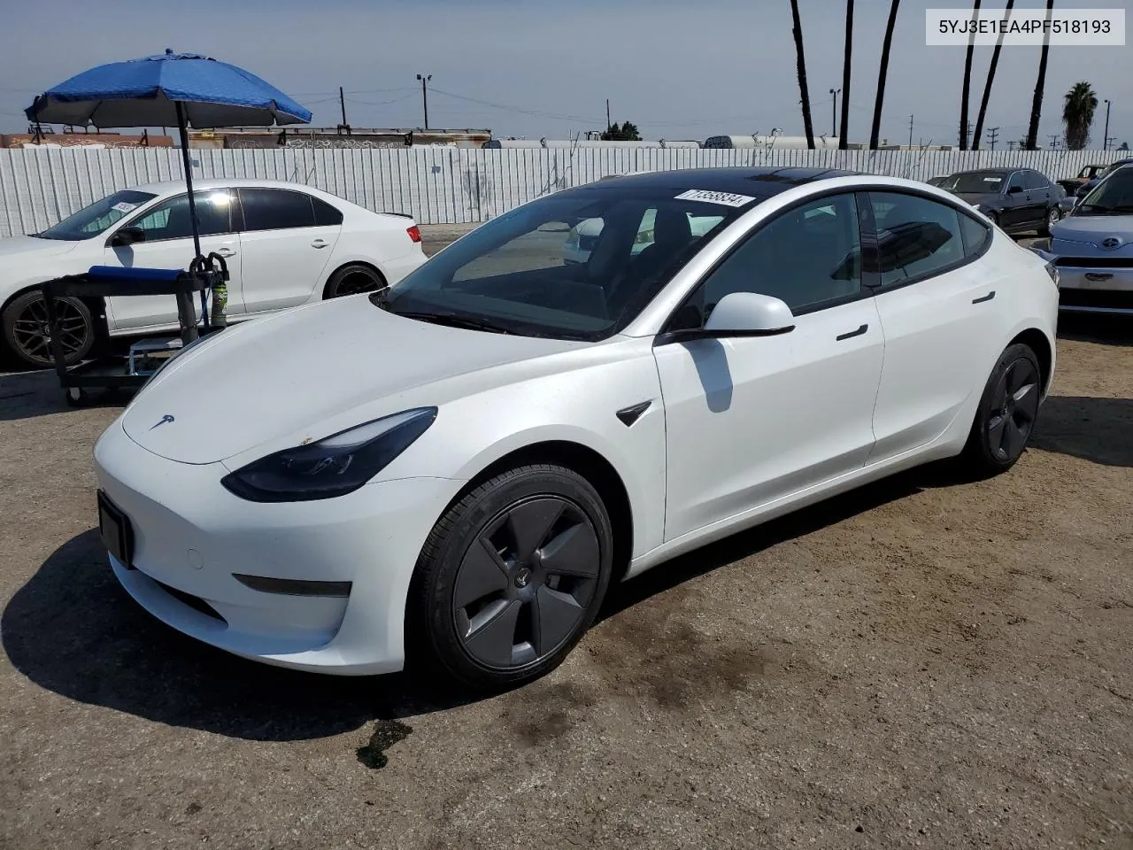 2023 Tesla Model 3 VIN: 5YJ3E1EA4PF518193 Lot: 71358834