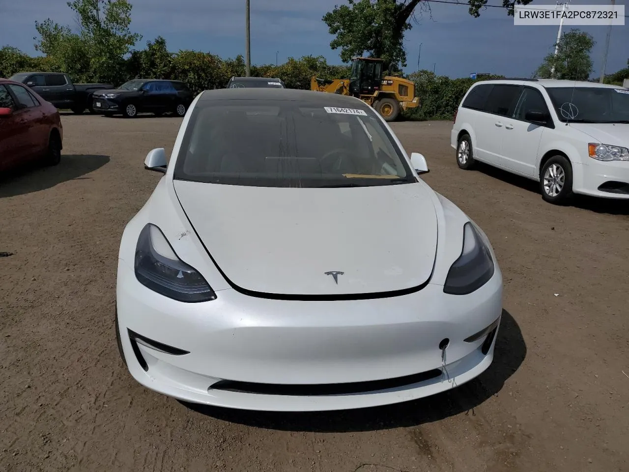 2023 Tesla Model 3 VIN: LRW3E1FA2PC872321 Lot: 71642174