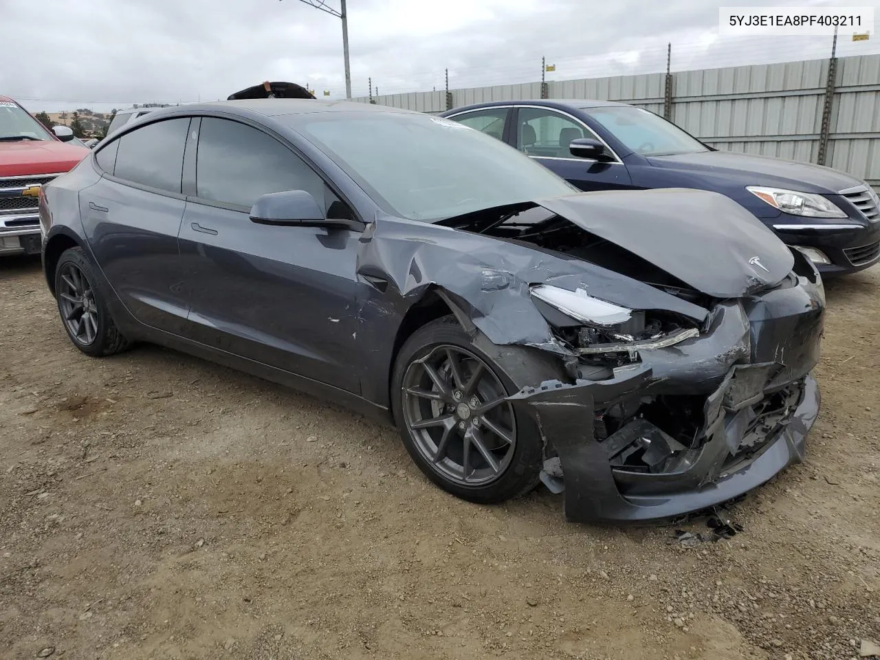 5YJ3E1EA8PF403211 2023 Tesla Model 3