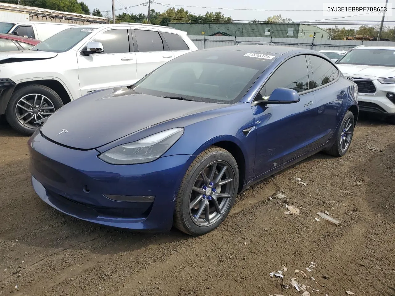 5YJ3E1EB8PF708653 2023 Tesla Model 3