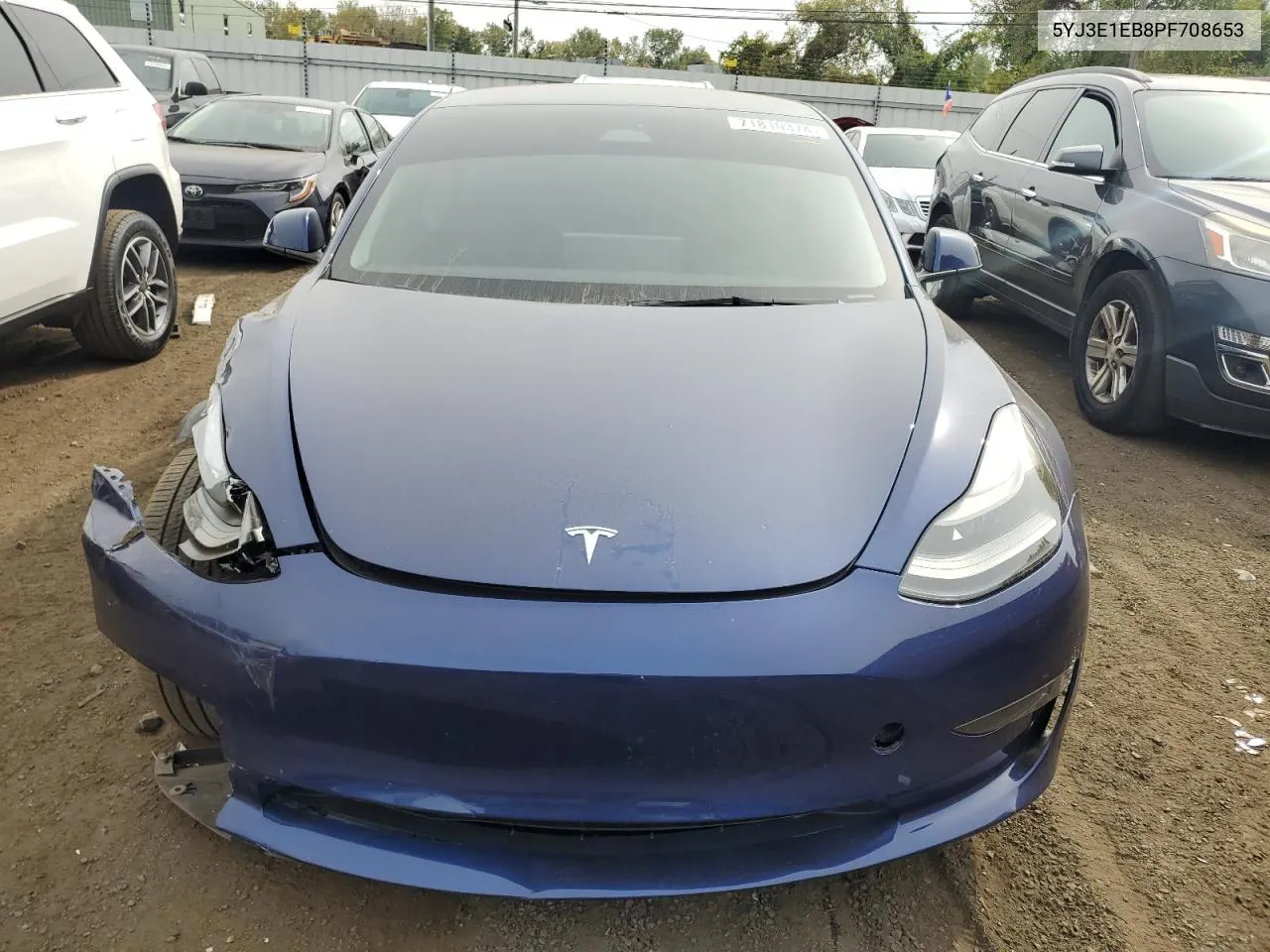 5YJ3E1EB8PF708653 2023 Tesla Model 3