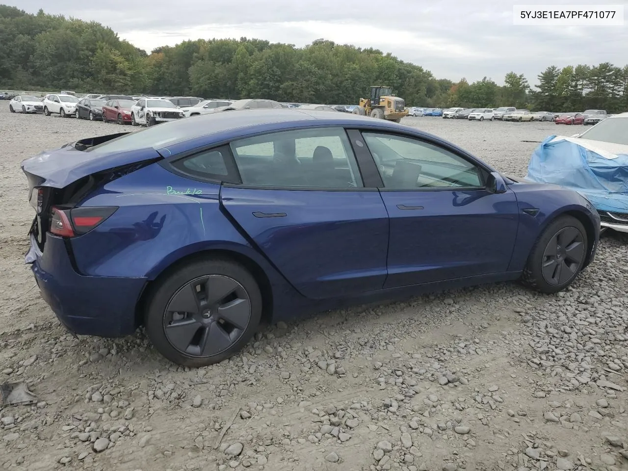 2023 Tesla Model 3 VIN: 5YJ3E1EA7PF471077 Lot: 72221604