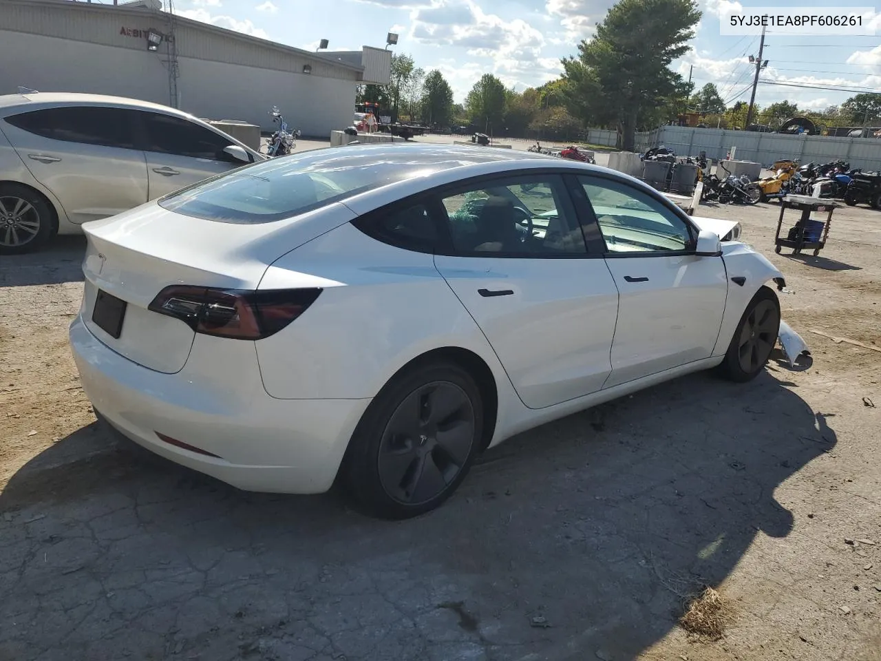 2023 Tesla Model 3 VIN: 5YJ3E1EA8PF606261 Lot: 72275834