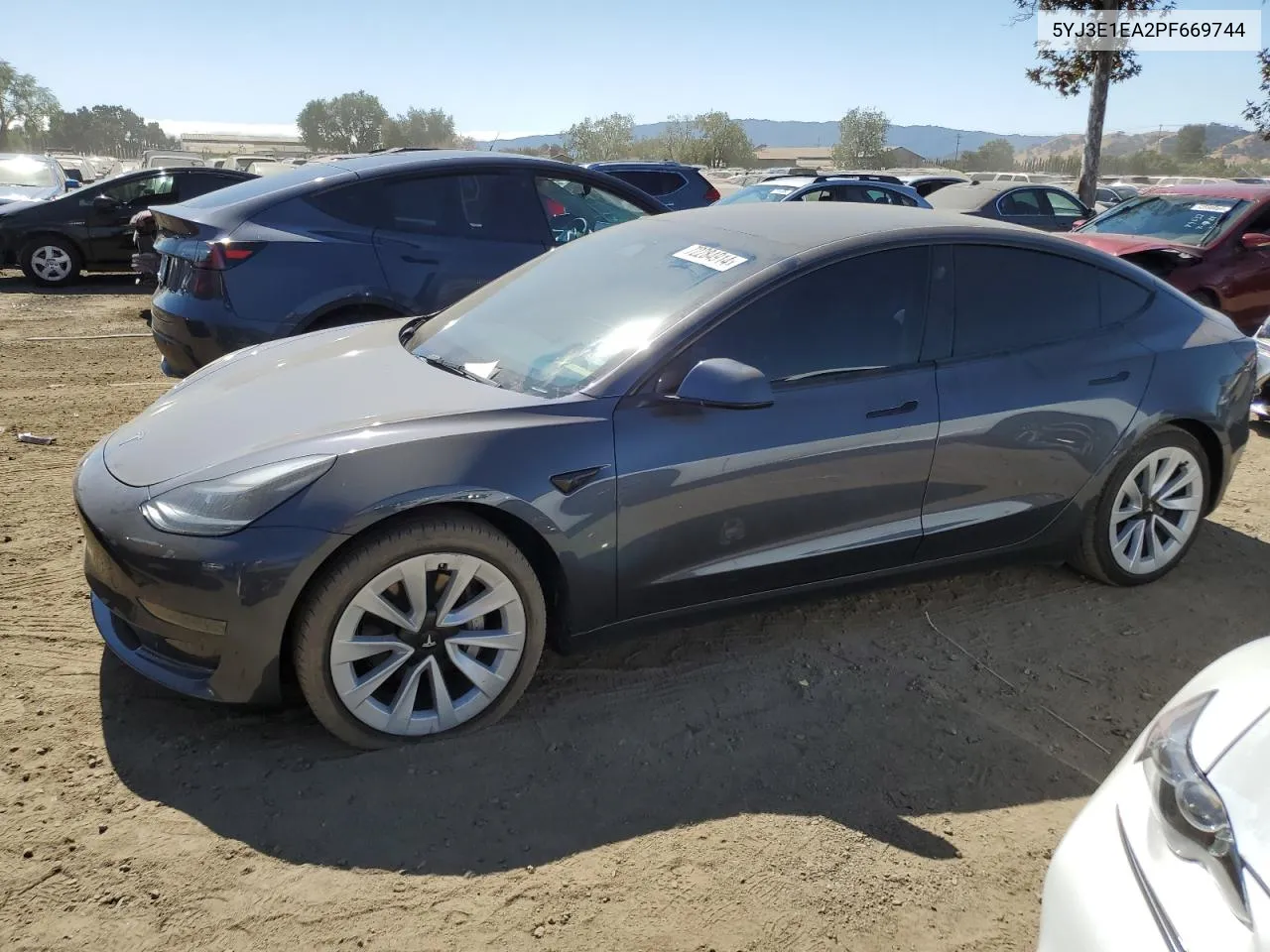 2023 Tesla Model 3 VIN: 5YJ3E1EA2PF669744 Lot: 72284914