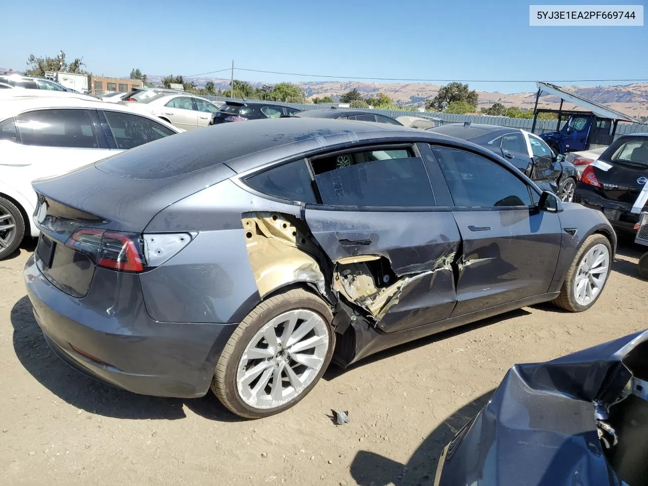 2023 Tesla Model 3 VIN: 5YJ3E1EA2PF669744 Lot: 72284914