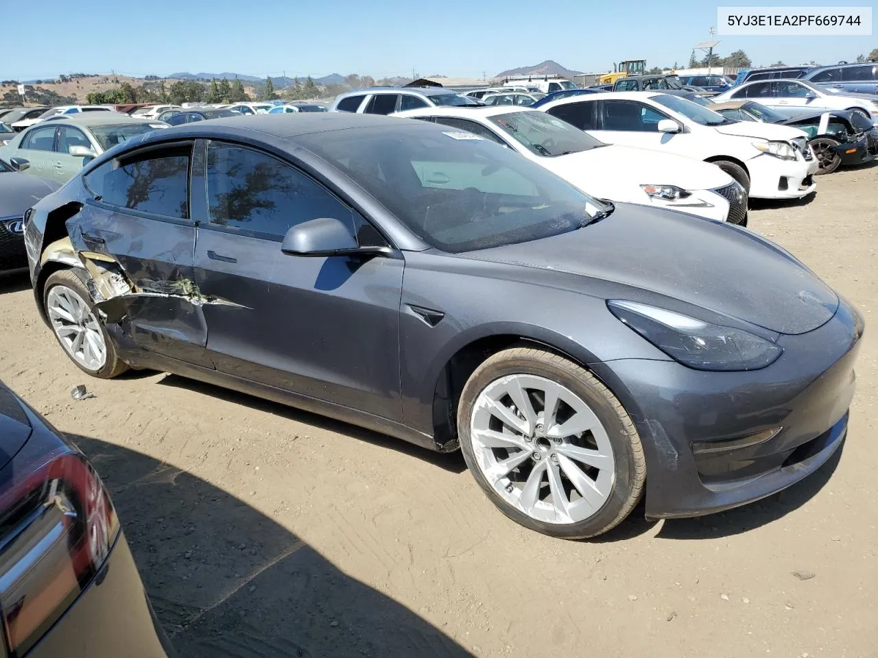 5YJ3E1EA2PF669744 2023 Tesla Model 3