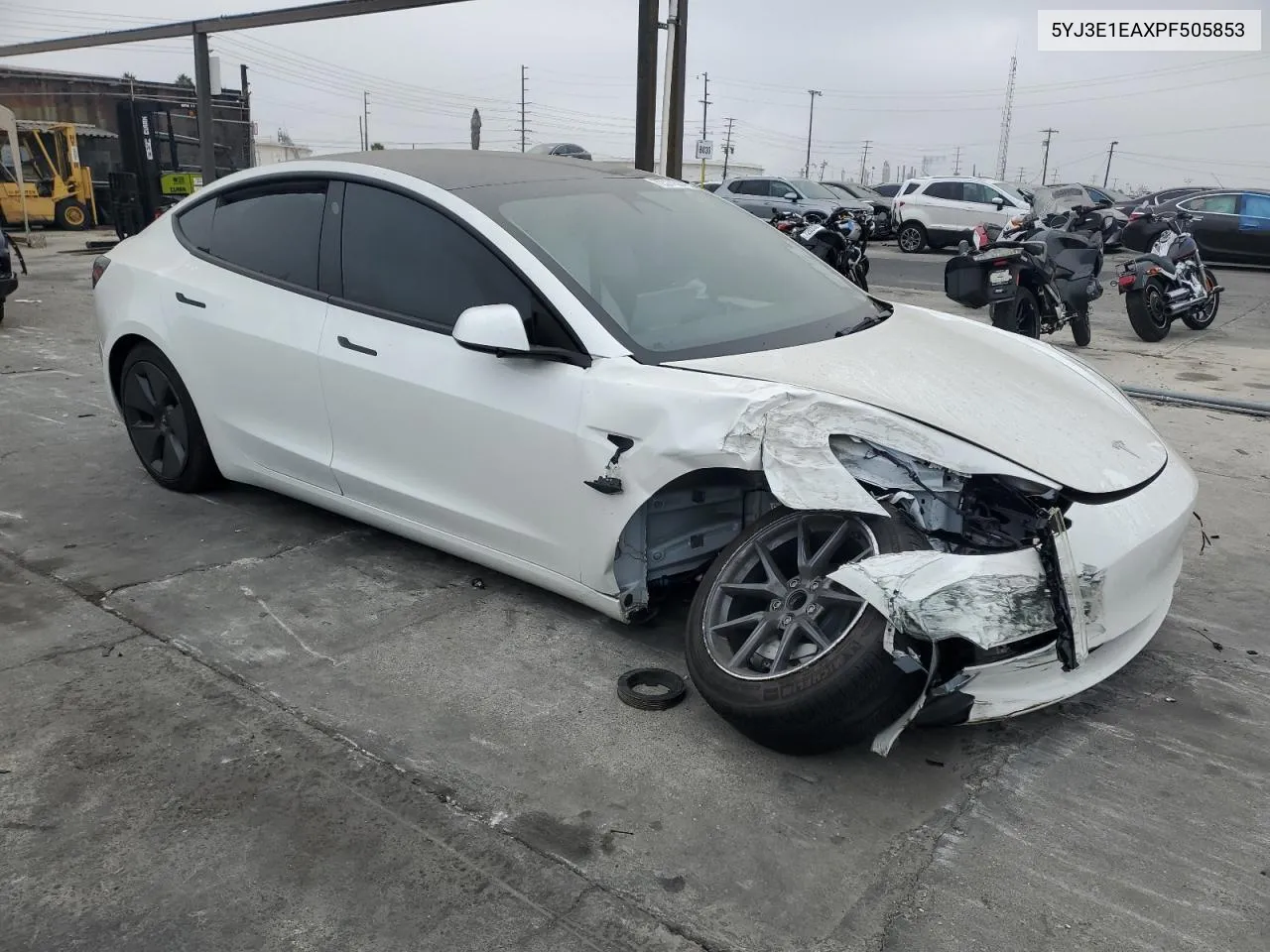 2023 Tesla Model 3 VIN: 5YJ3E1EAXPF505853 Lot: 72374594