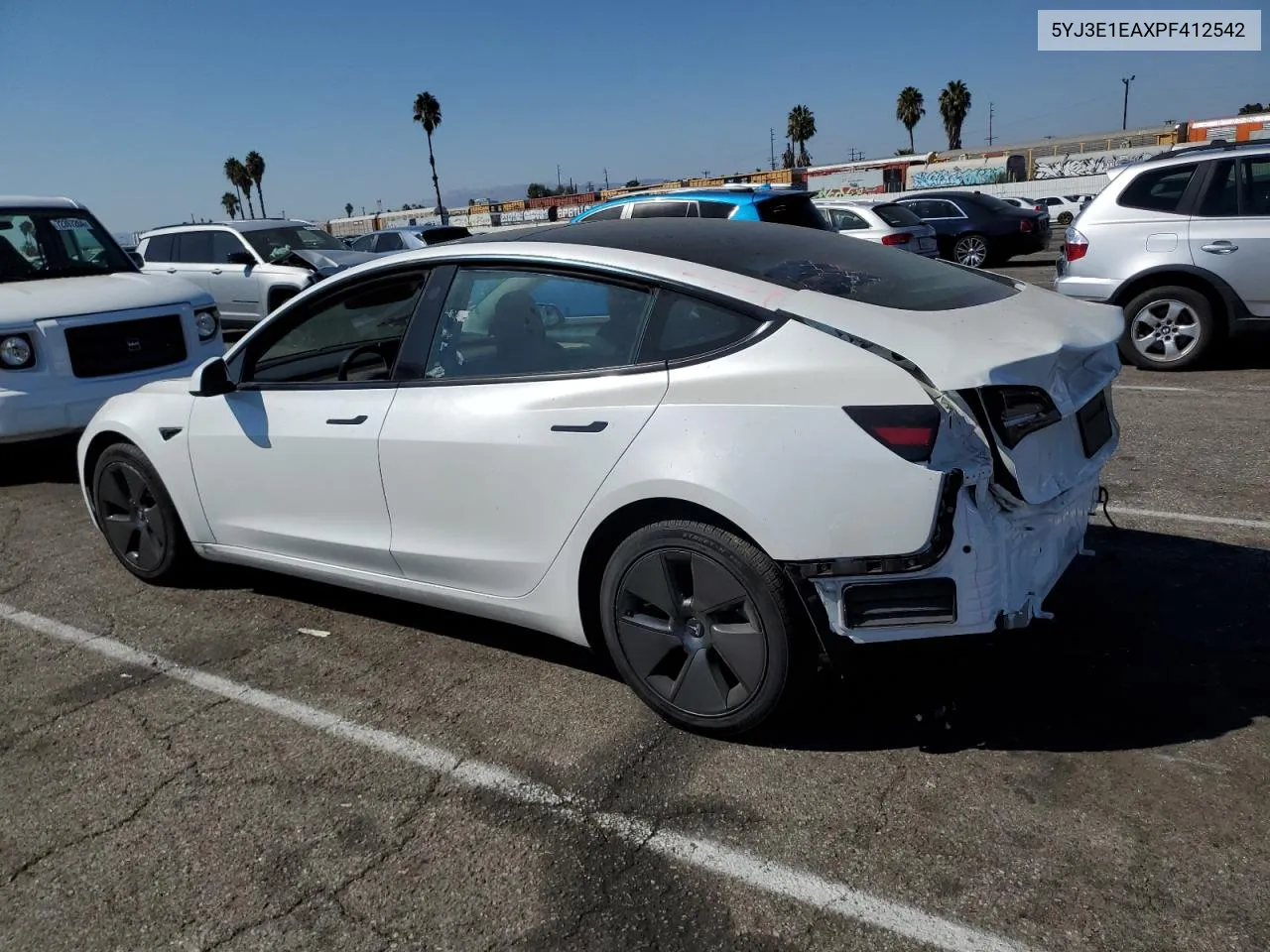 2023 Tesla Model 3 VIN: 5YJ3E1EAXPF412542 Lot: 72549044