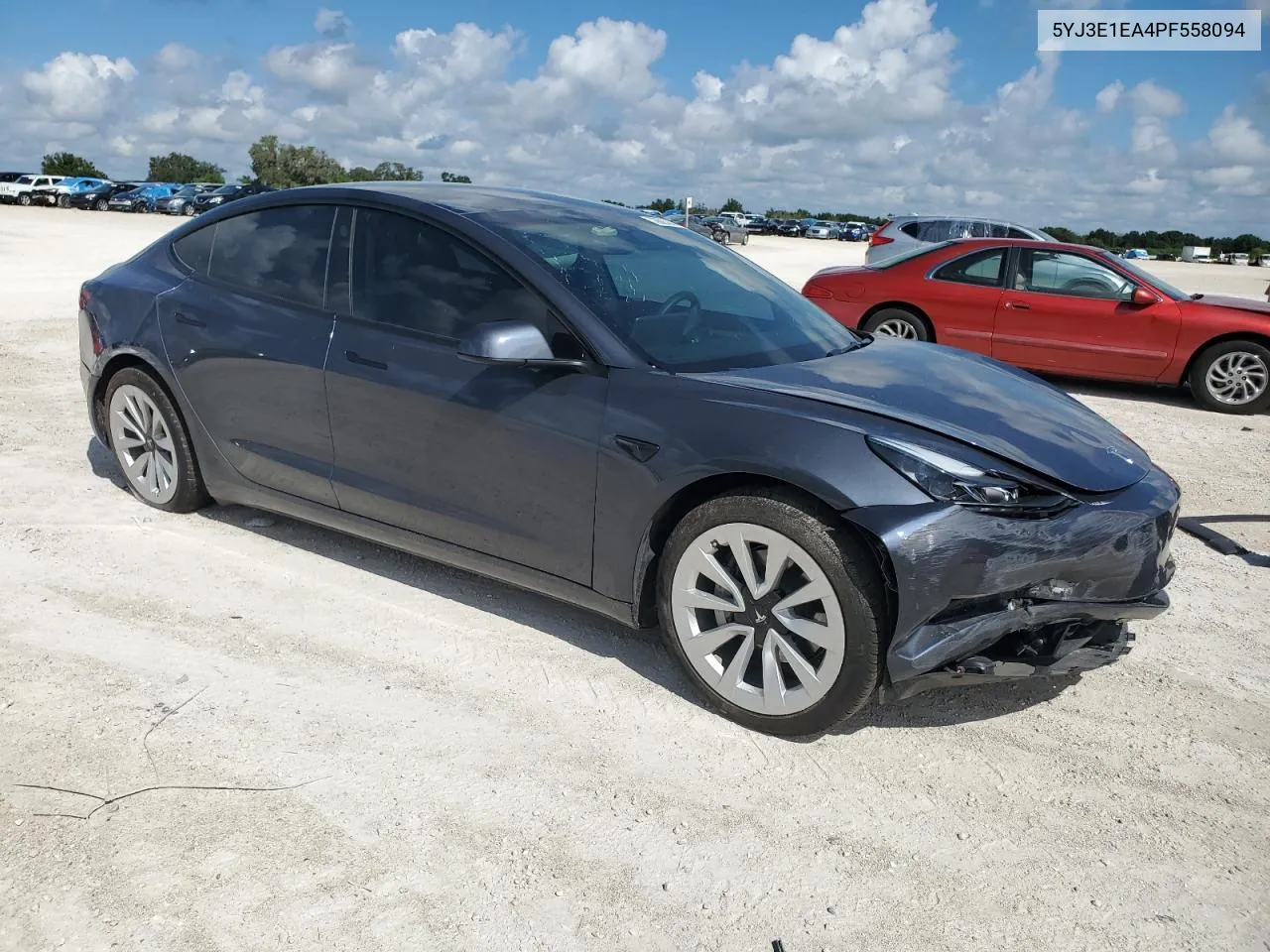 2023 Tesla Model 3 VIN: 5YJ3E1EA4PF558094 Lot: 72623244