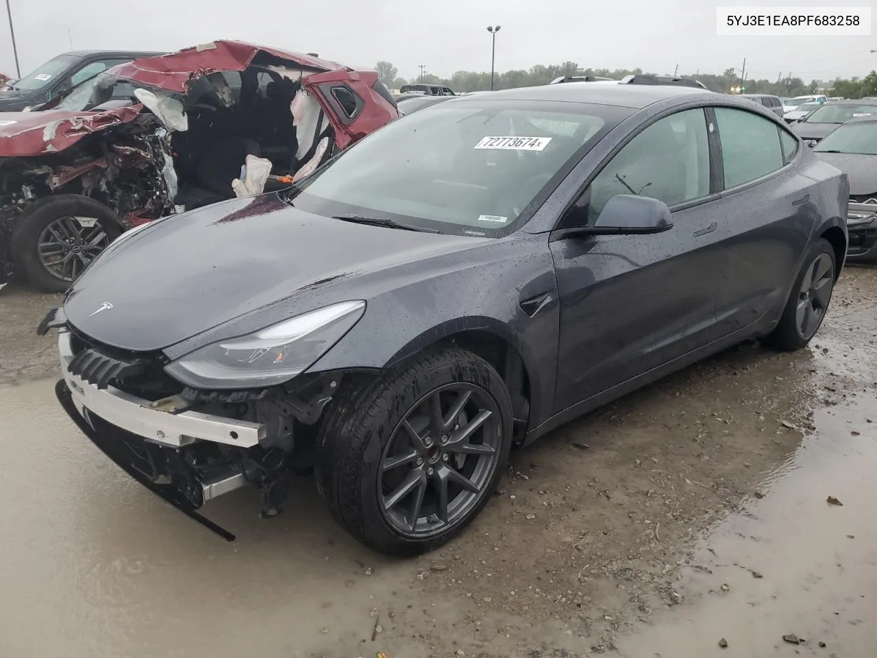 5YJ3E1EA8PF683258 2023 Tesla Model 3