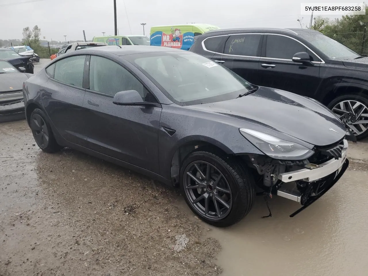 5YJ3E1EA8PF683258 2023 Tesla Model 3