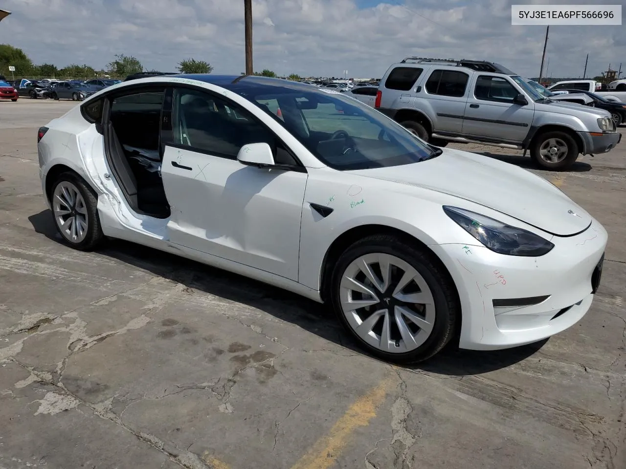 2023 Tesla Model 3 VIN: 5YJ3E1EA6PF566696 Lot: 72805984