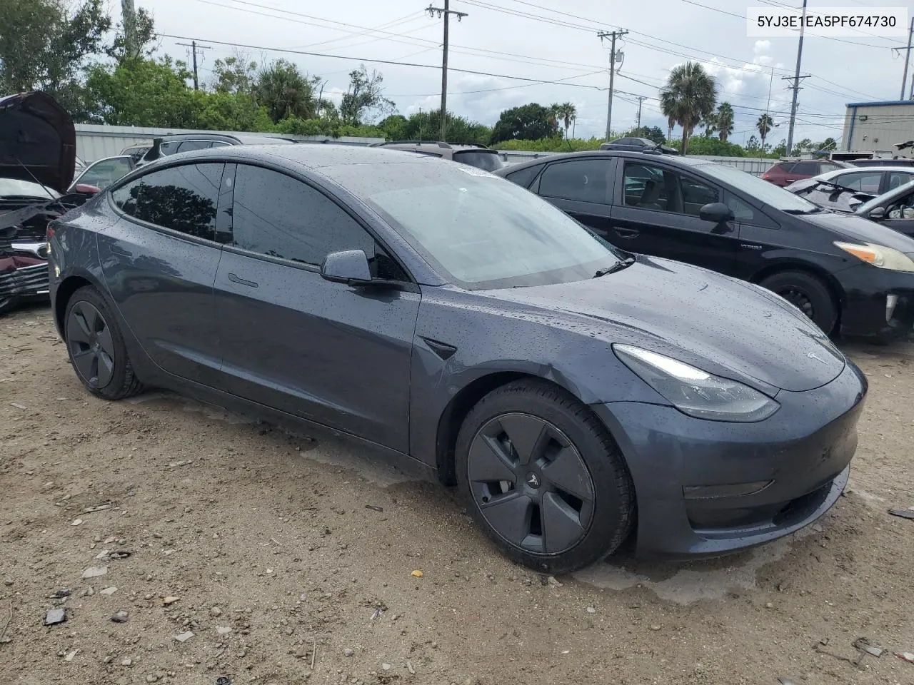 2023 Tesla Model 3 VIN: 5YJ3E1EA5PF674730 Lot: 72980984