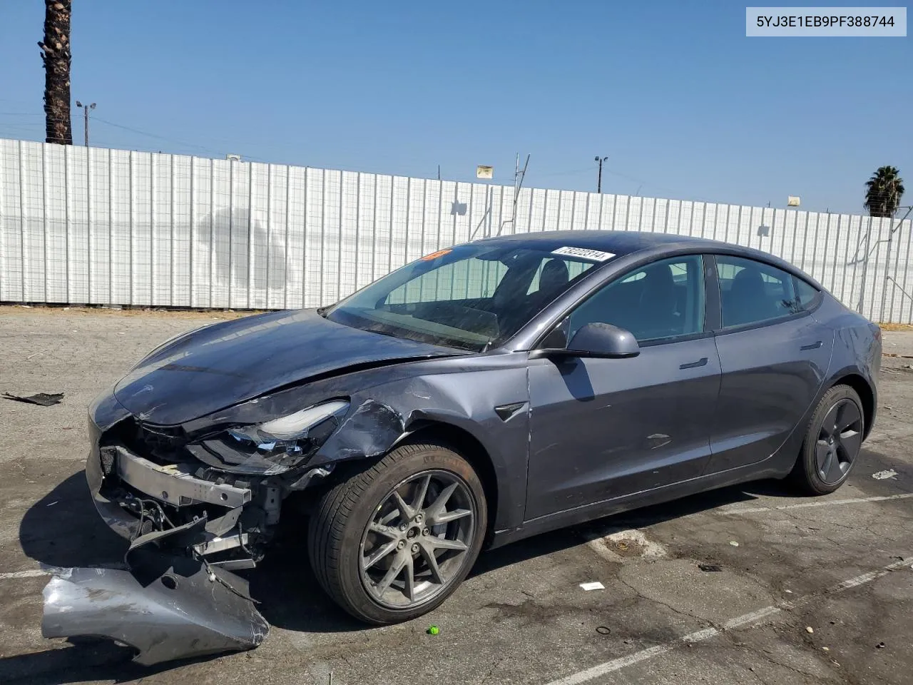 5YJ3E1EB9PF388744 2023 Tesla Model 3