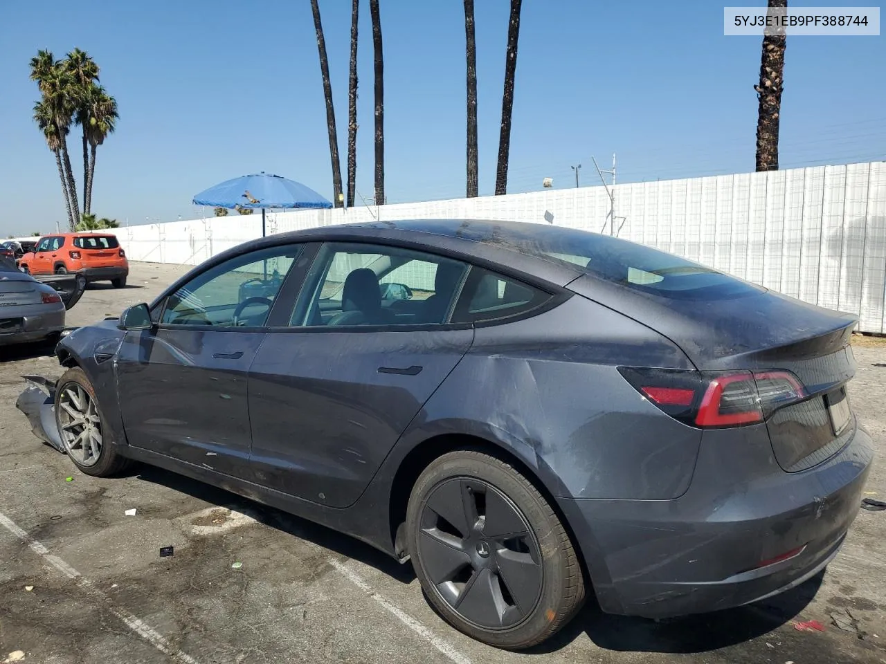 2023 Tesla Model 3 VIN: 5YJ3E1EB9PF388744 Lot: 73222314