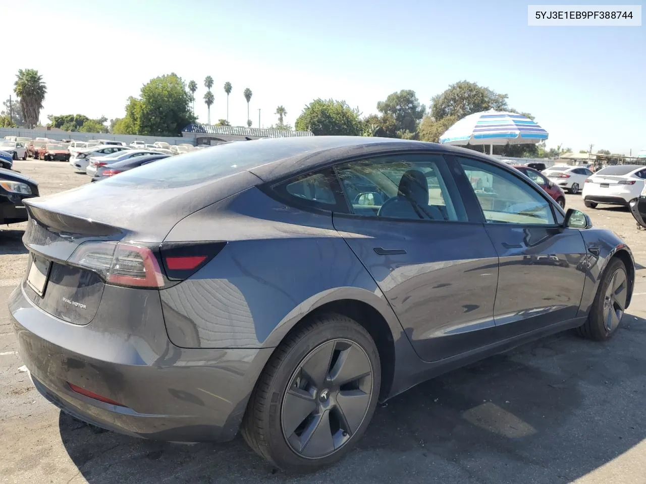 5YJ3E1EB9PF388744 2023 Tesla Model 3