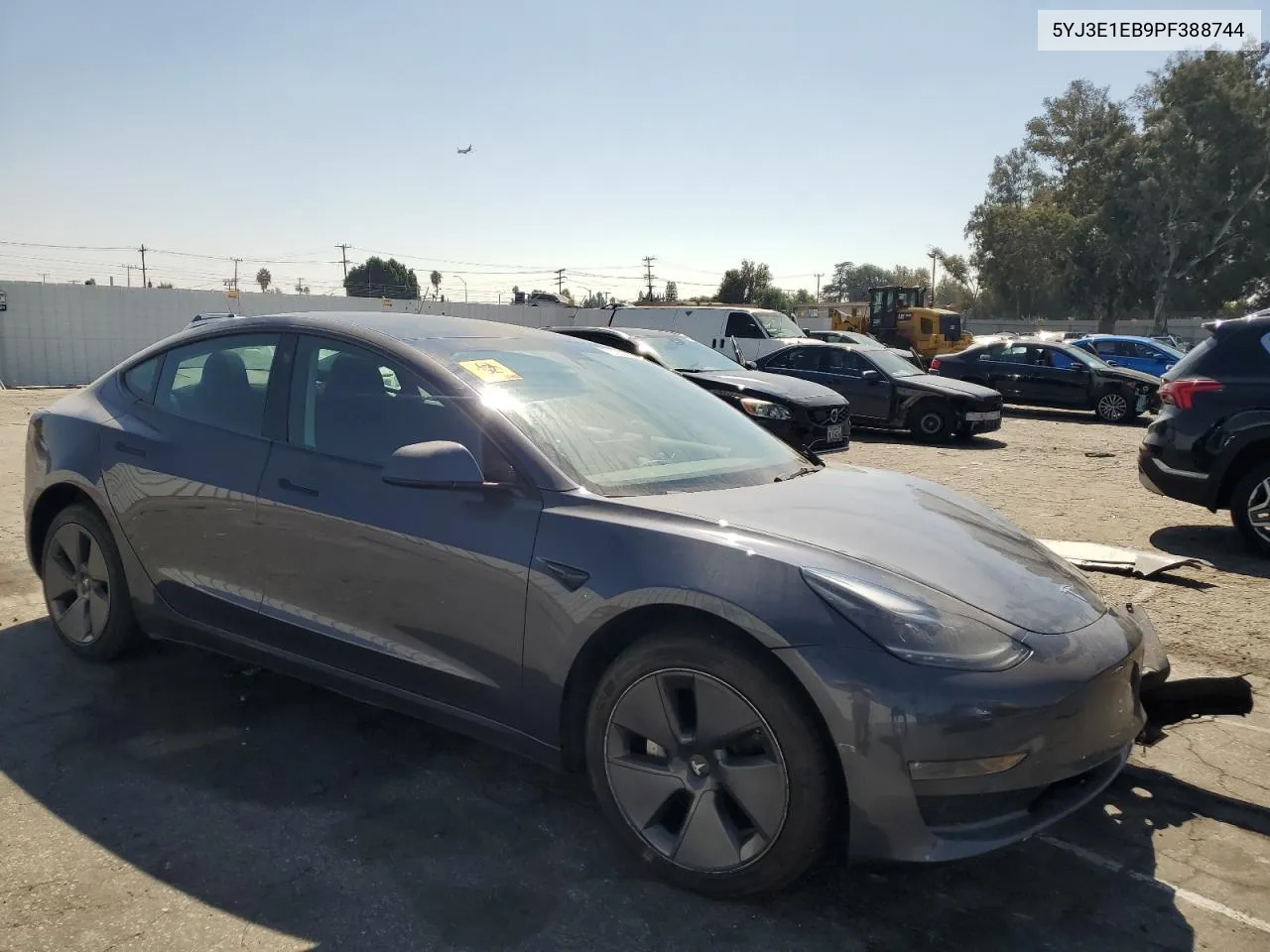 2023 Tesla Model 3 VIN: 5YJ3E1EB9PF388744 Lot: 73222314