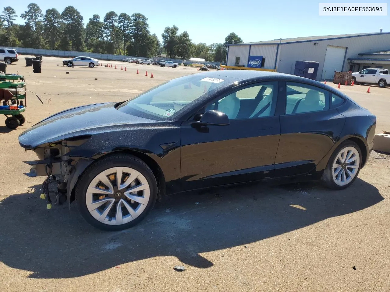 2023 Tesla Model 3 VIN: 5YJ3E1EA0PF563695 Lot: 73409934