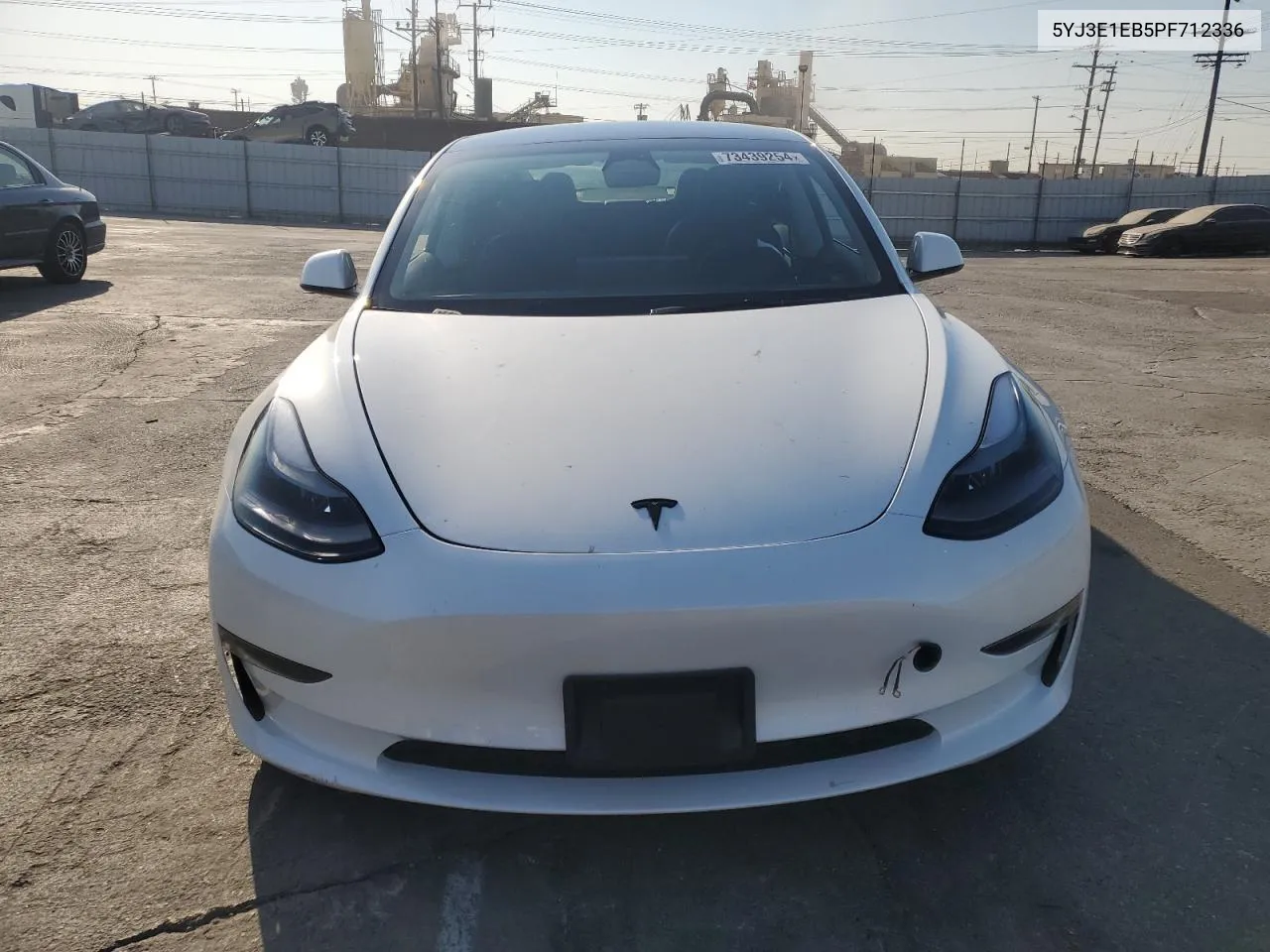 2023 Tesla Model 3 VIN: 5YJ3E1EB5PF712336 Lot: 73439254