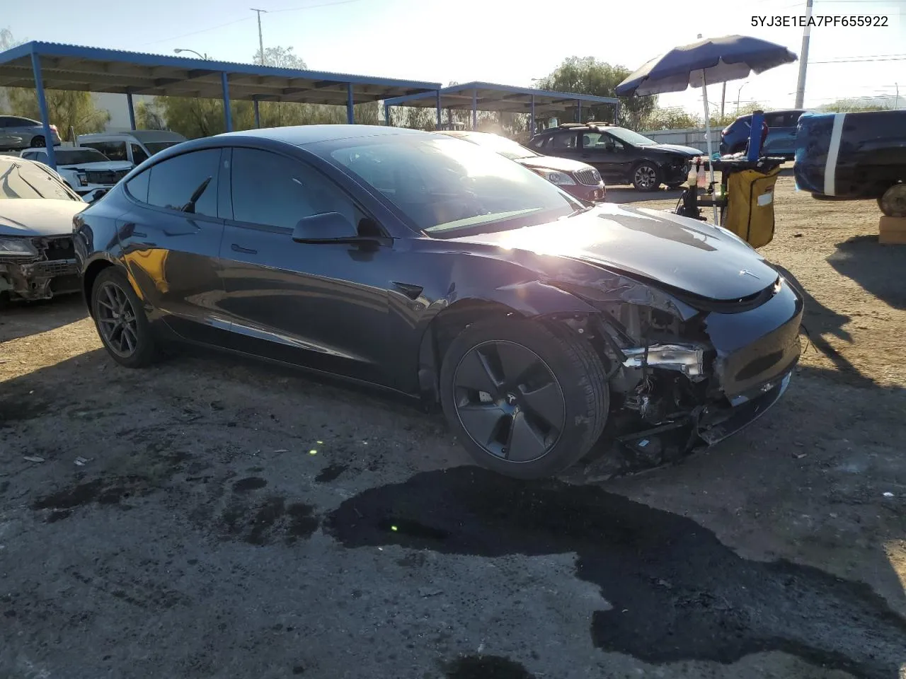 5YJ3E1EA7PF655922 2023 Tesla Model 3