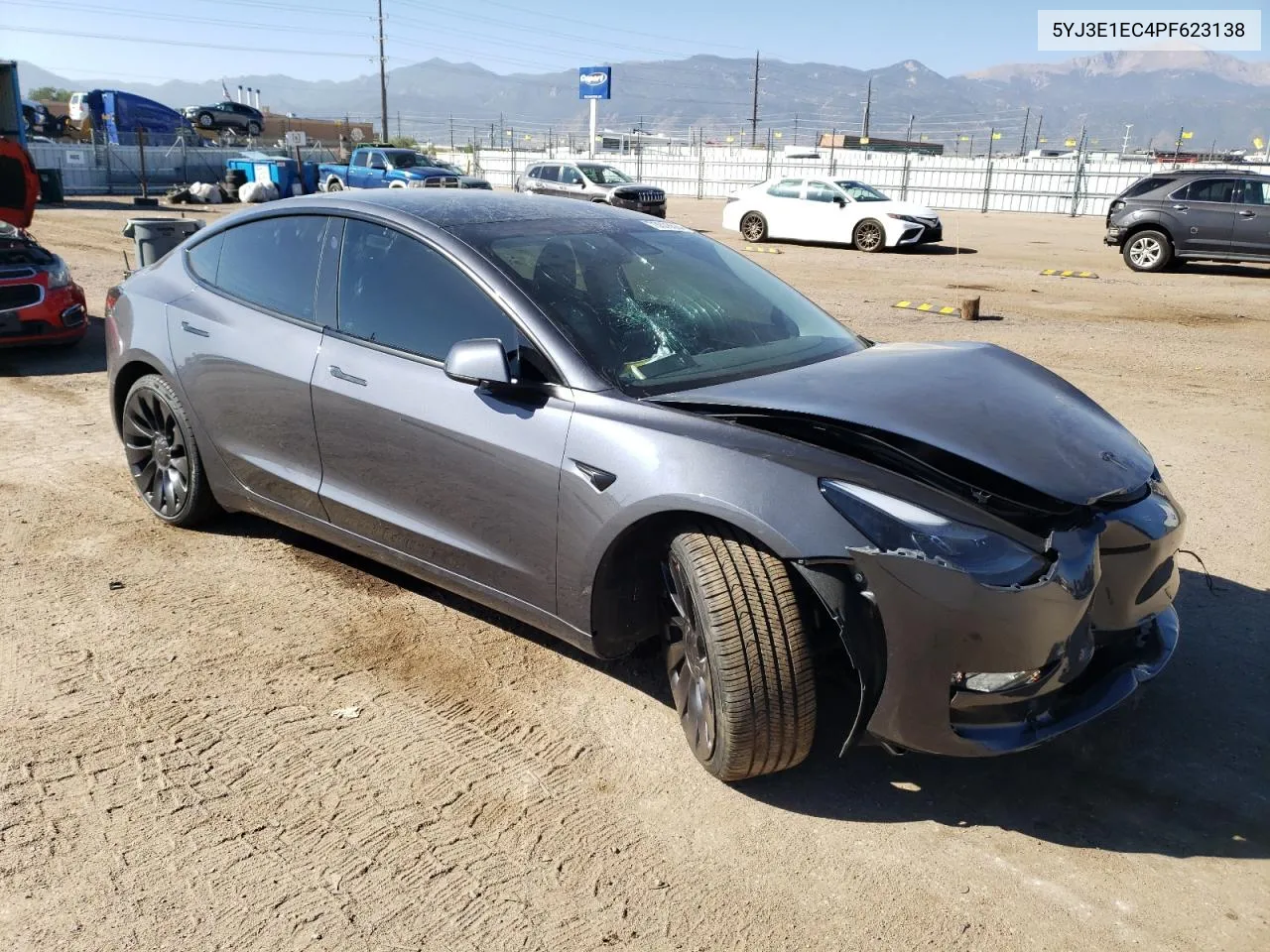 2023 Tesla Model 3 VIN: 5YJ3E1EC4PF623138 Lot: 73878684