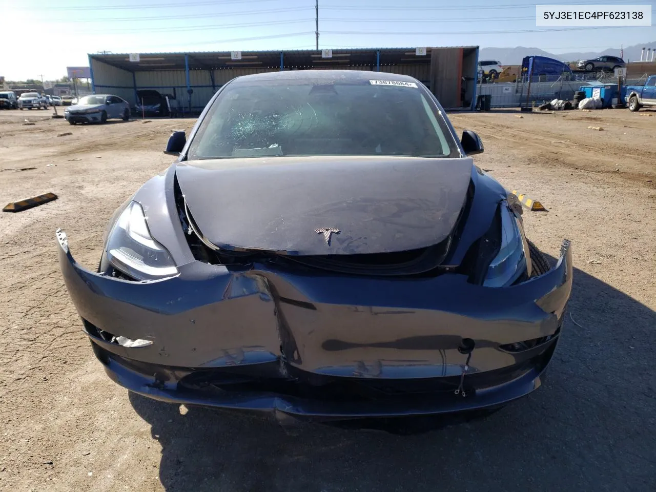 2023 Tesla Model 3 VIN: 5YJ3E1EC4PF623138 Lot: 73878684