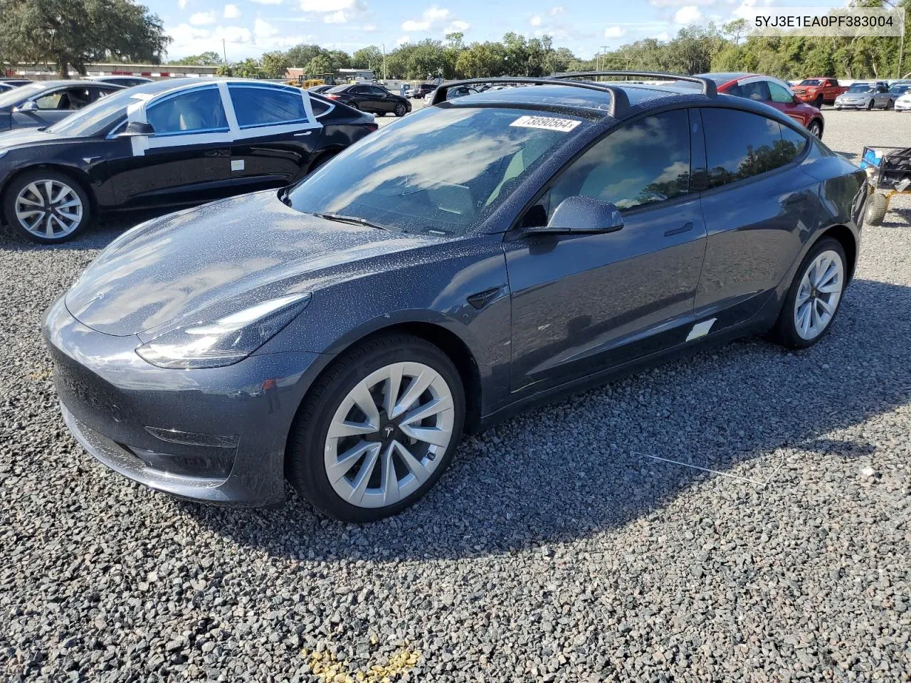 5YJ3E1EA0PF383004 2023 Tesla Model 3