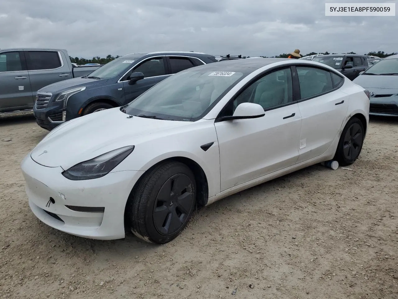 2023 Tesla Model 3 VIN: 5YJ3E1EA8PF590059 Lot: 73916334