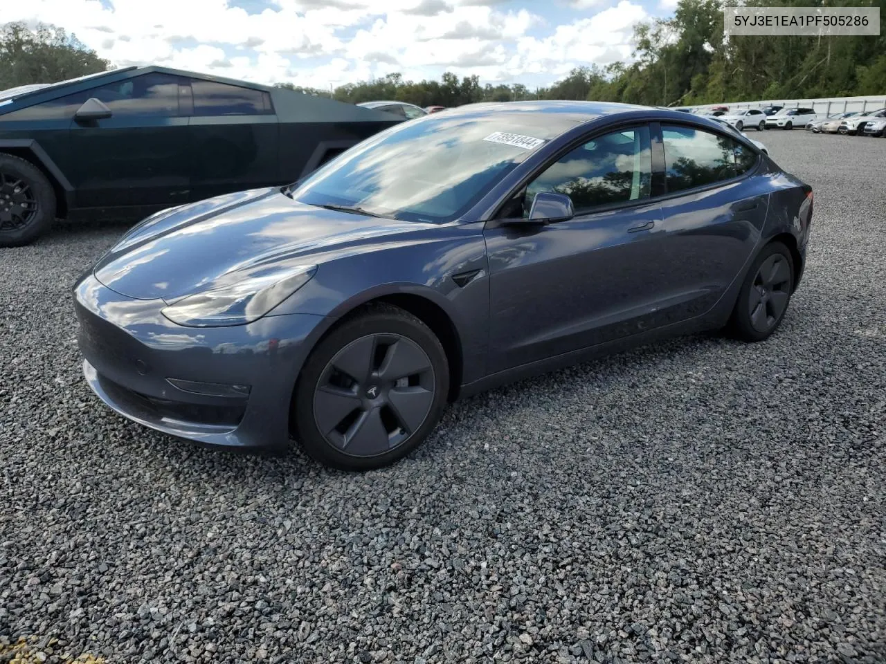 2023 Tesla Model 3 VIN: 5YJ3E1EA1PF505286 Lot: 73951844