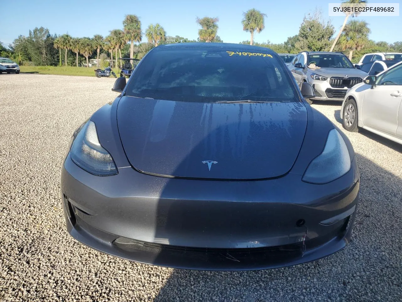 2023 Tesla Model 3 VIN: 5YJ3E1EC2PF489682 Lot: 74070074