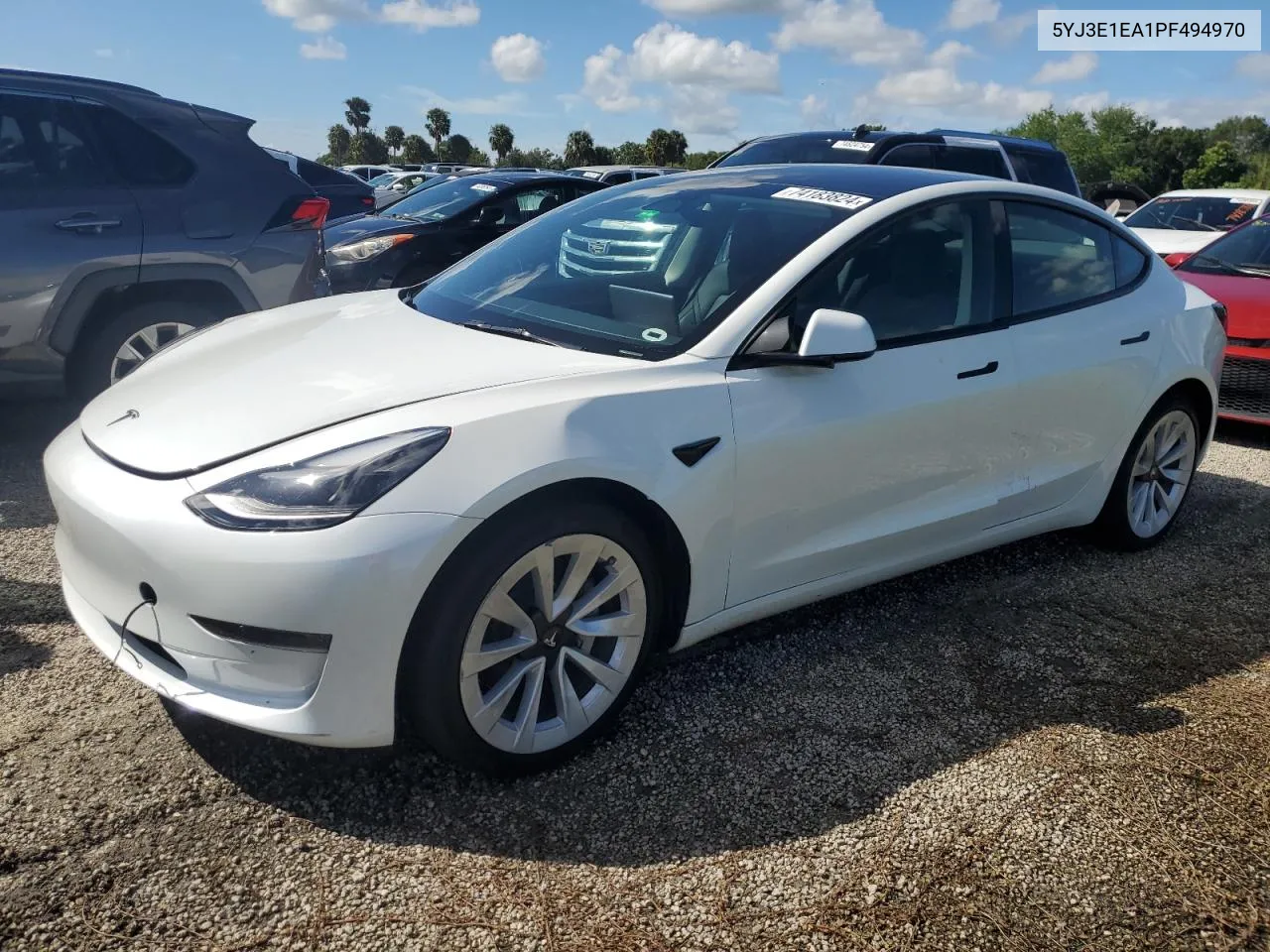 2023 Tesla Model 3 VIN: 5YJ3E1EA1PF494970 Lot: 74183824