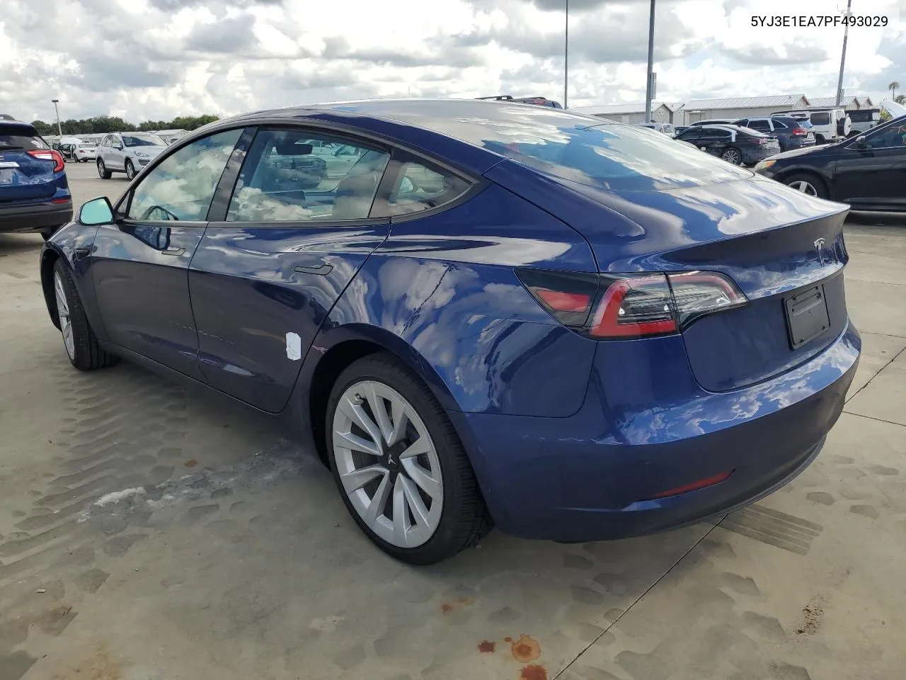 2023 Tesla Model 3 VIN: 5YJ3E1EA7PF493029 Lot: 74205594