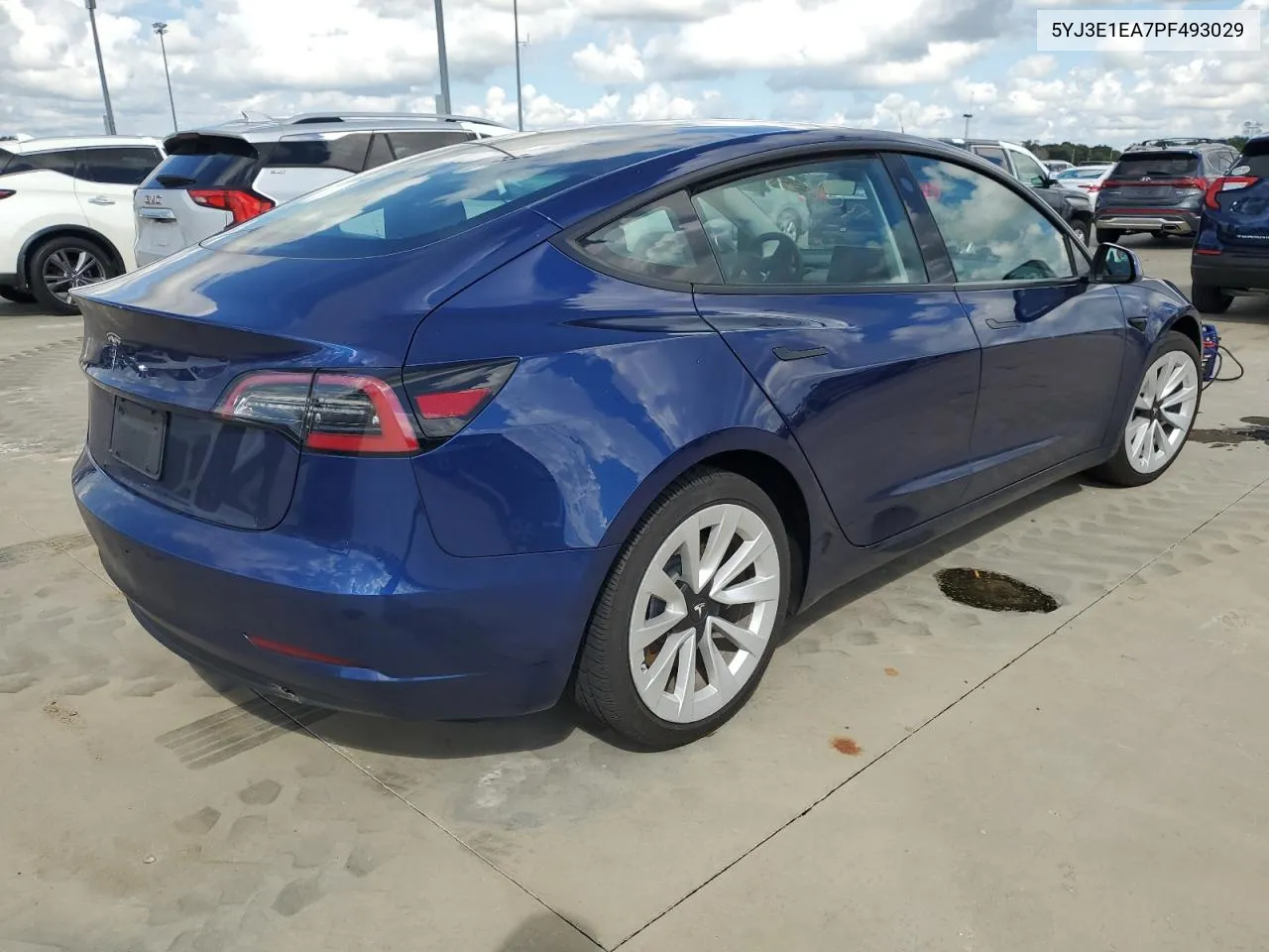 2023 Tesla Model 3 VIN: 5YJ3E1EA7PF493029 Lot: 74205594