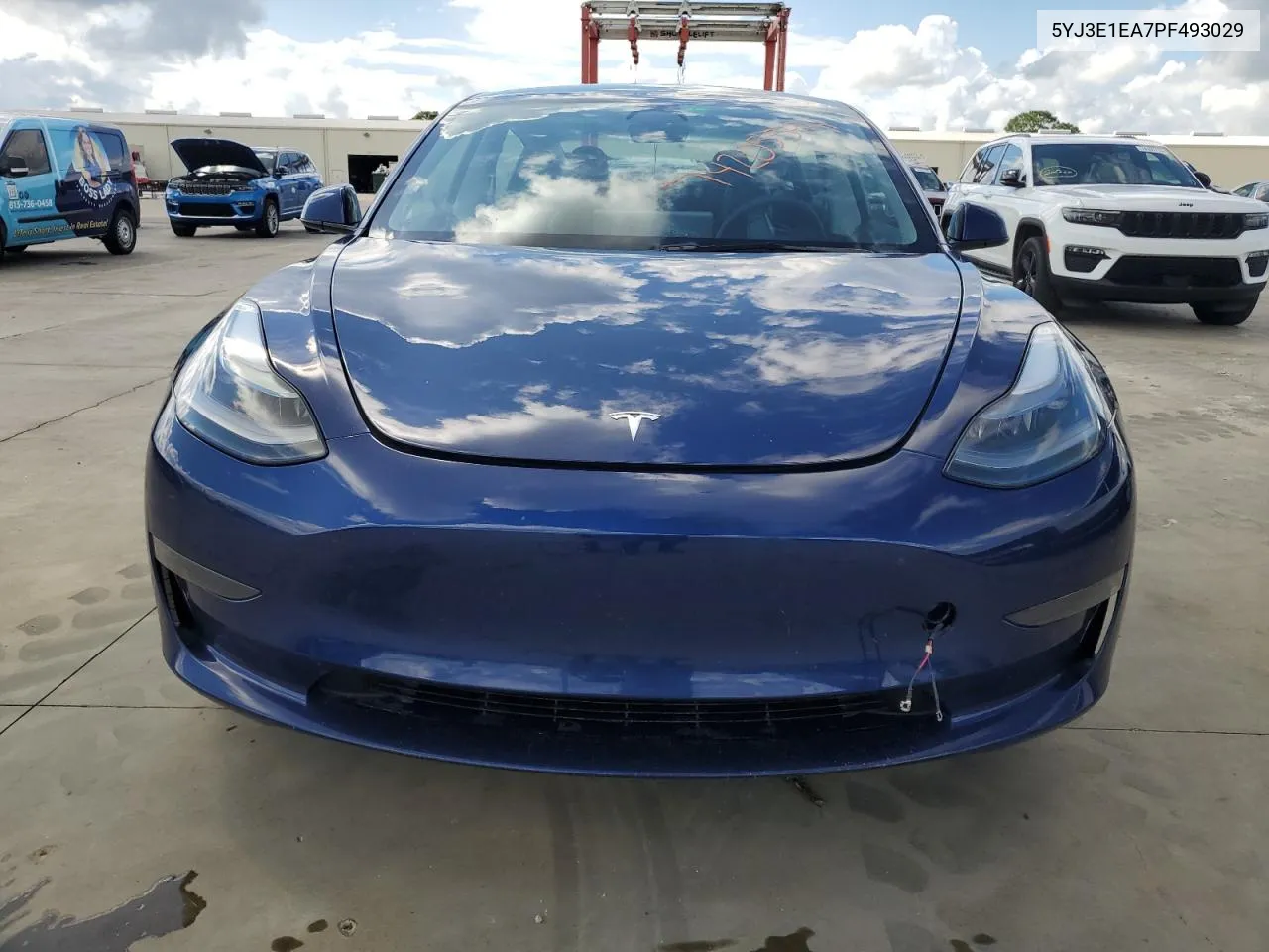 2023 Tesla Model 3 VIN: 5YJ3E1EA7PF493029 Lot: 74205594