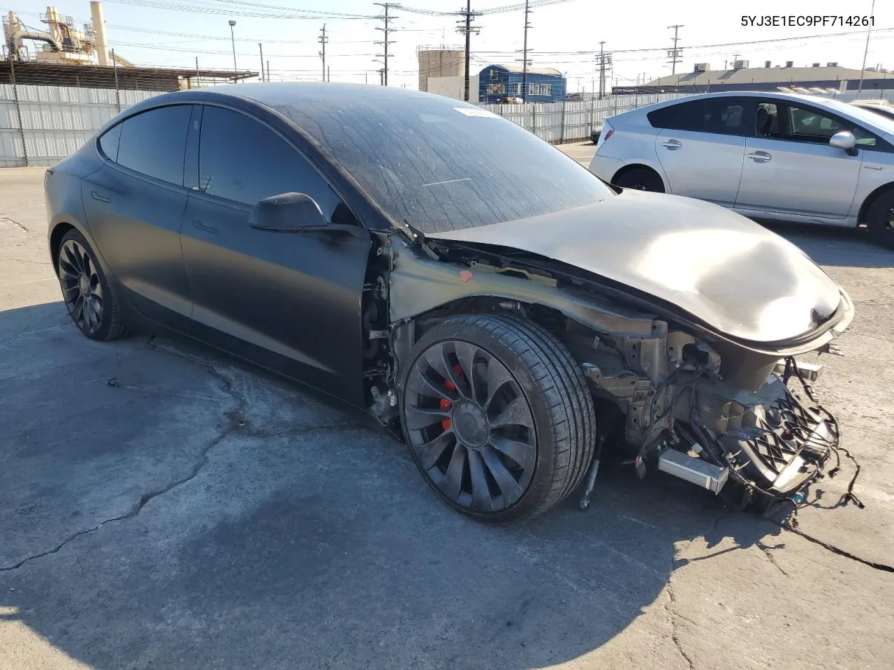 2023 Tesla Model 3 VIN: 5YJ3E1EC9PF714261 Lot: 74268824