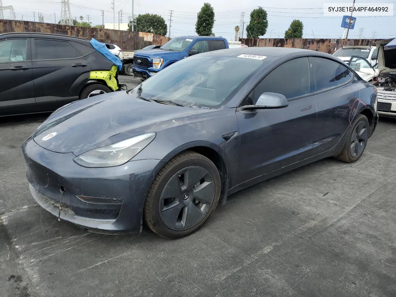 2023 Tesla Model 3 VIN: 5YJ3E1EA4PF464992 Lot: 74369674