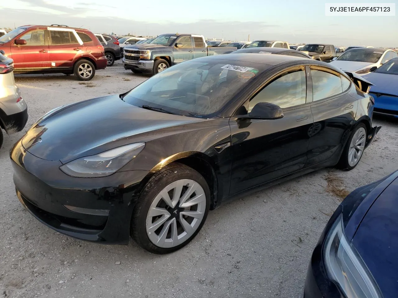 2023 Tesla Model 3 VIN: 5YJ3E1EA6PF457123 Lot: 74427194