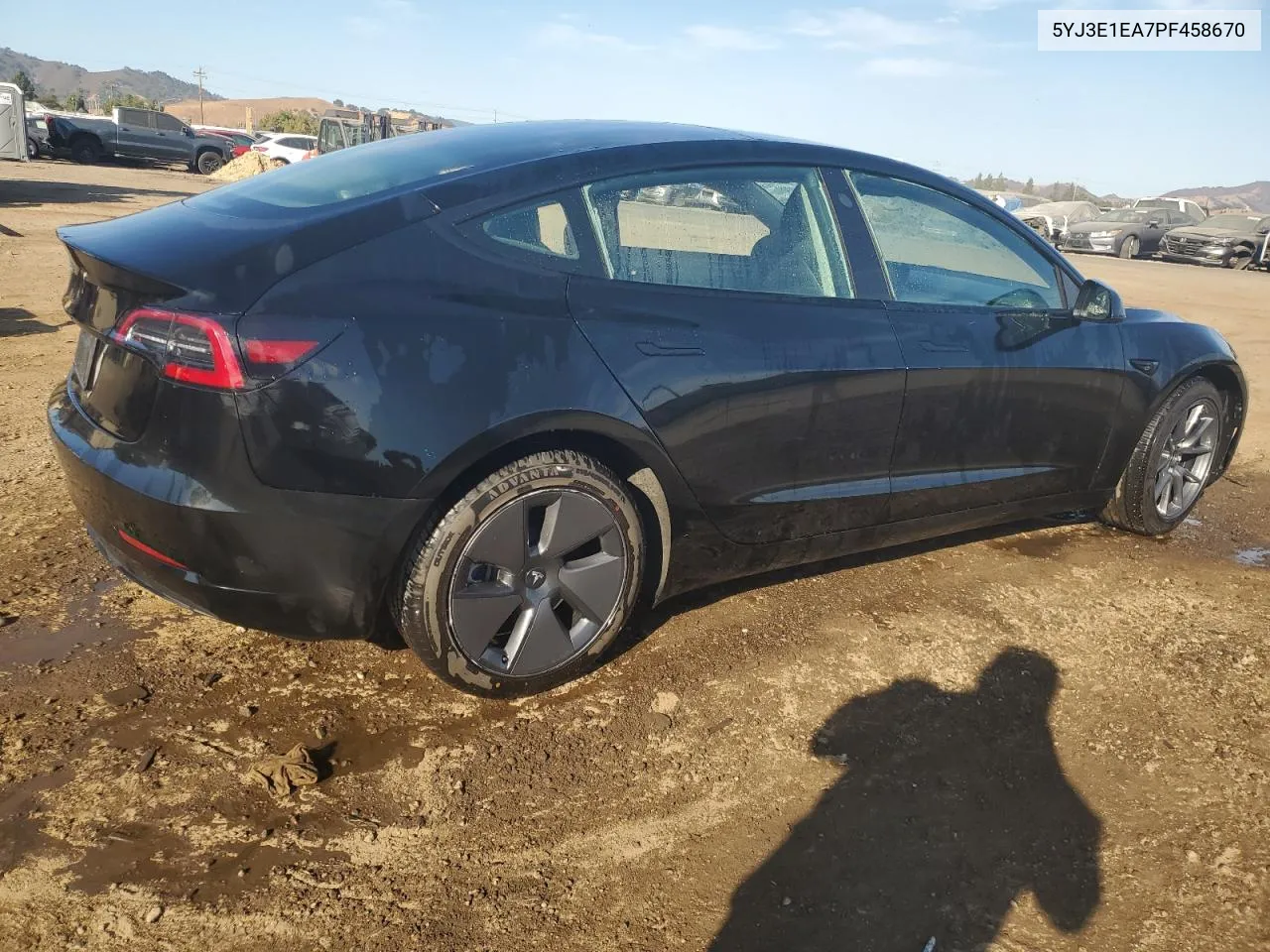 2023 Tesla Model 3 VIN: 5YJ3E1EA7PF458670 Lot: 74839174