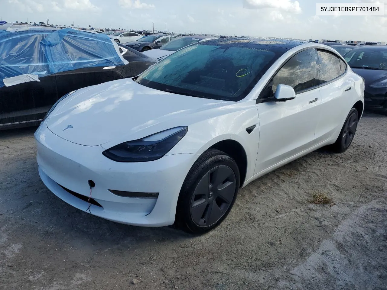 2023 Tesla Model 3 VIN: 5YJ3E1EB9PF701484 Lot: 75347324