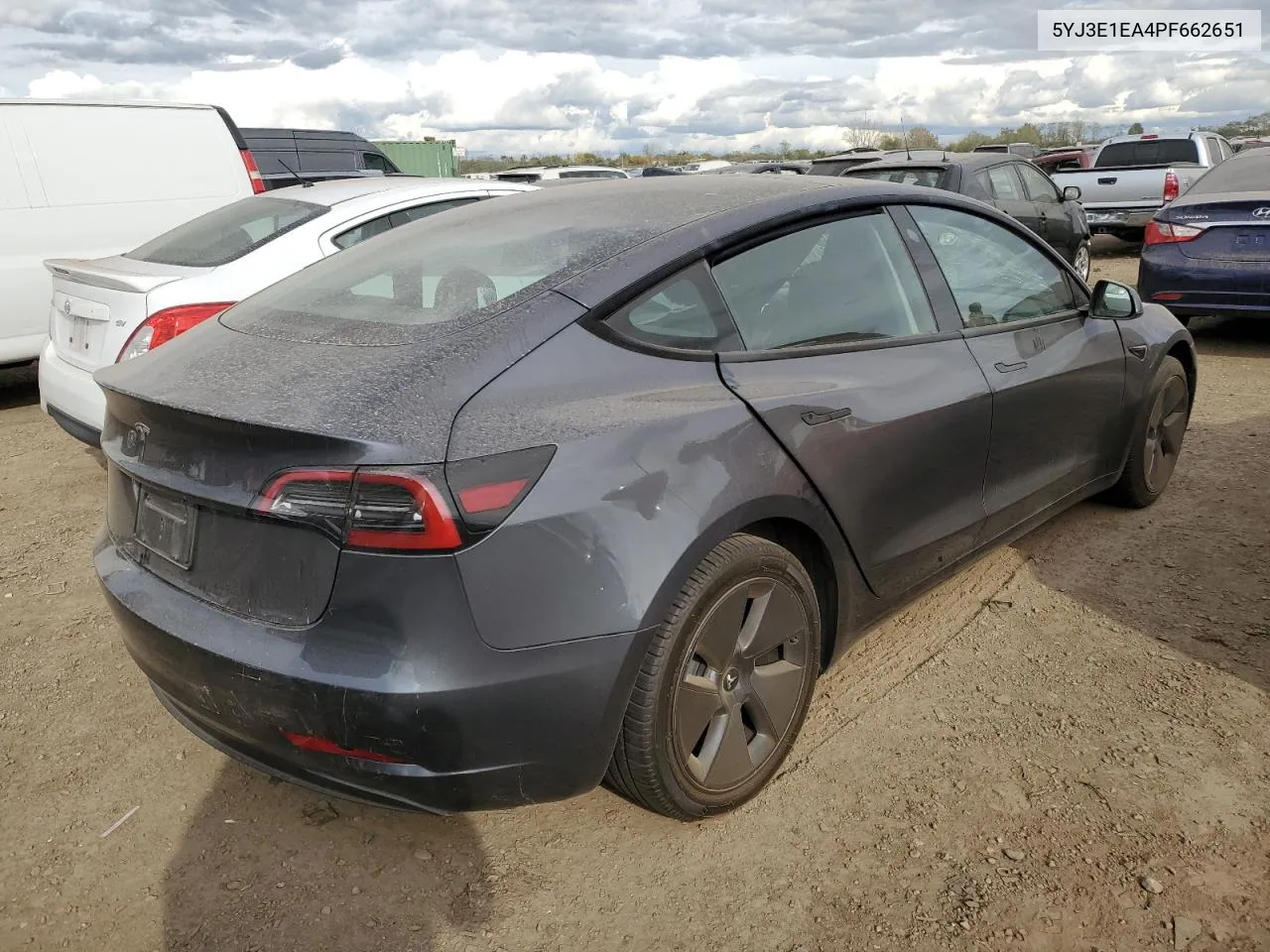 2023 Tesla Model 3 VIN: 5YJ3E1EA4PF662651 Lot: 75572004