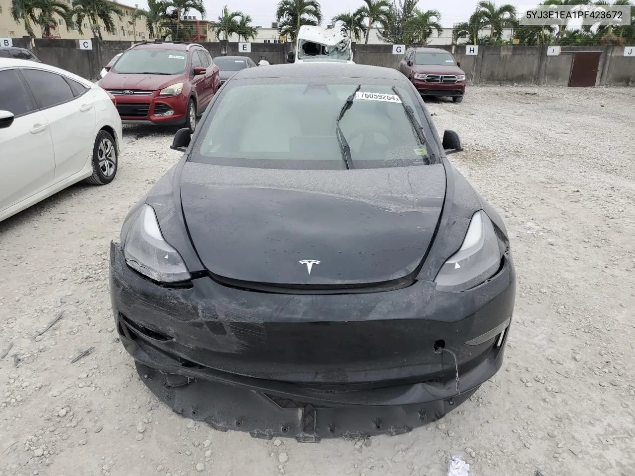 2023 Tesla Model 3 VIN: 5YJ3E1EA1PF423672 Lot: 76059264